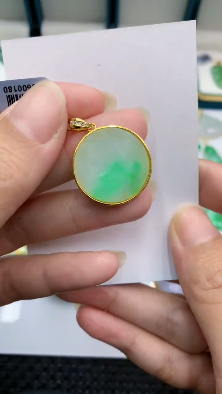 【闪购商品】翡翠颈饰银S925镶嵌            8