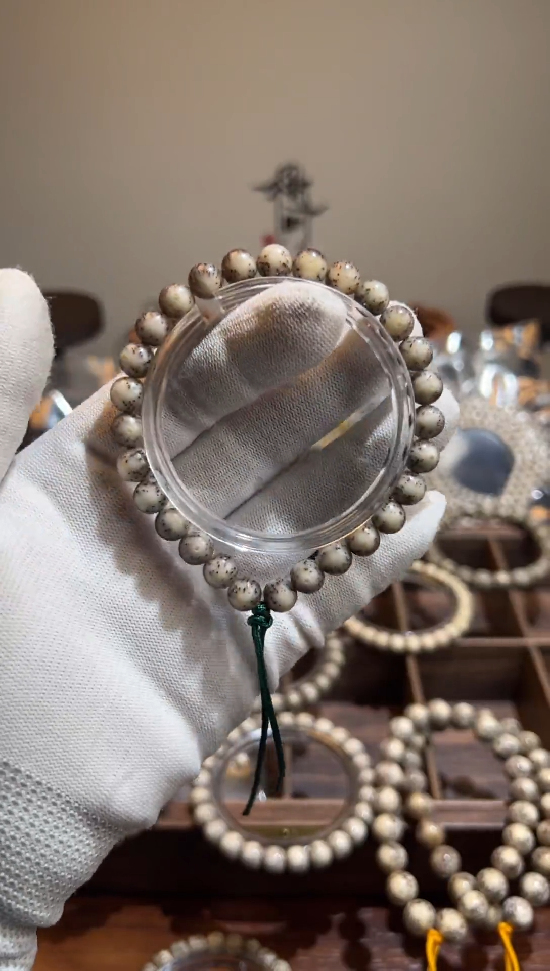 手串星月菩提开播捡漏福利正圆小灯泡手持8*8