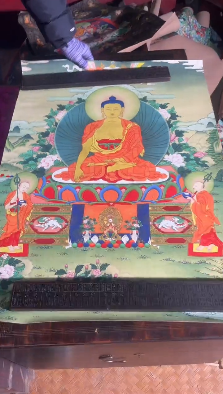 卷轴画旭子唐卡tk160