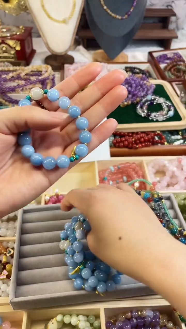 【闪购商品】玛瑙/玉髓手链未镶嵌天然玉石