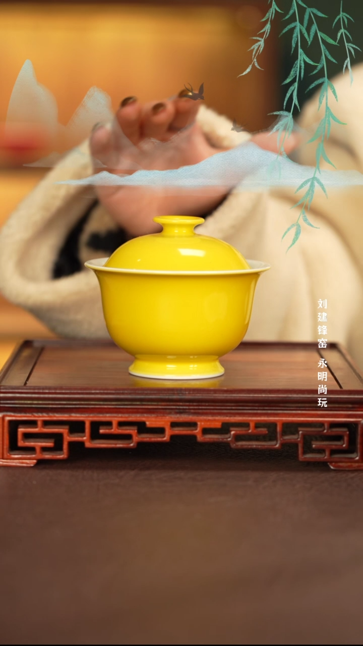 【闪购商品】盖碗景德镇手工手绘陶瓷