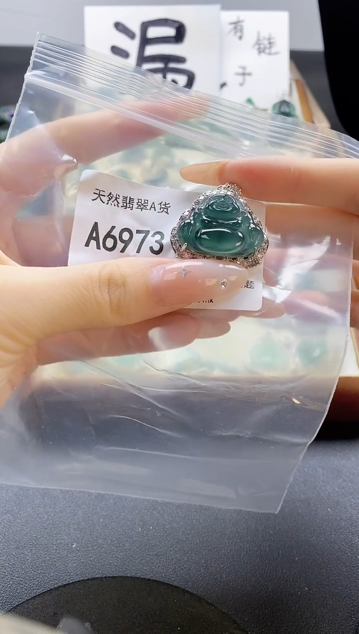 吊坠(赠链)未镶嵌翡翠天然翡翠A货