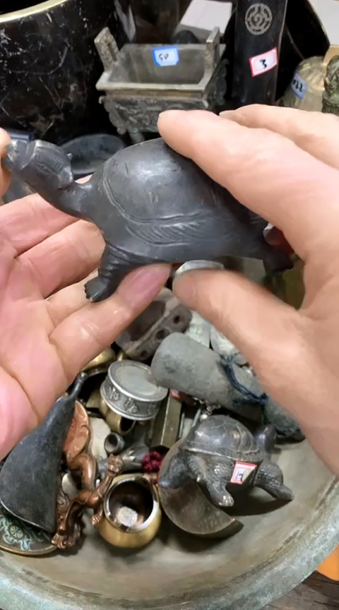 【闪购商品】一物一拍编号铜龟