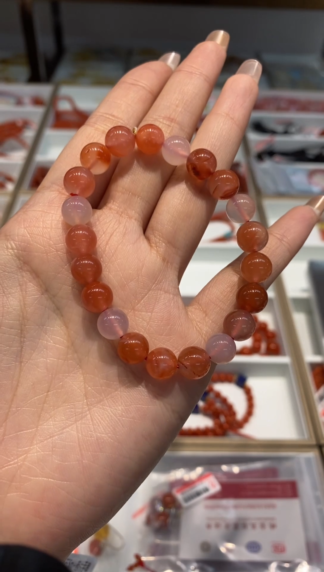 【闪购商品】玛瑙/玉髓手串未镶嵌手串