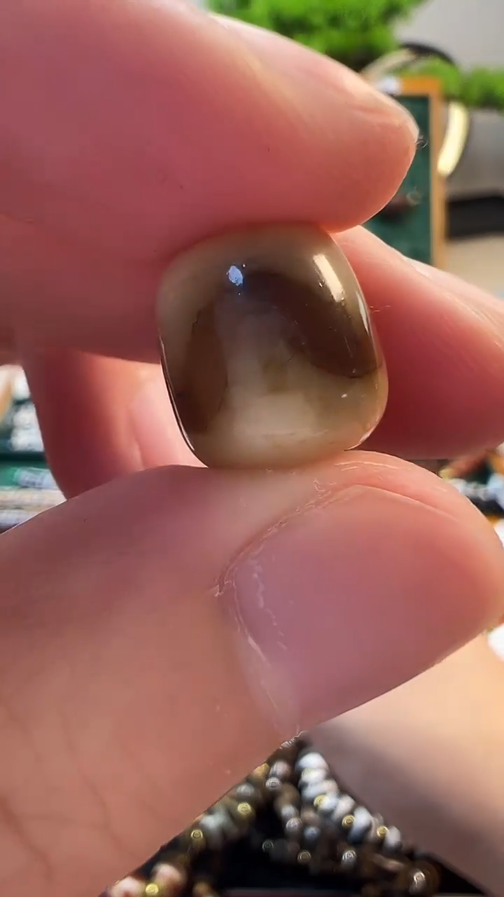 玛瑙/玉髓（覆膜）颈饰合金34（微瑕随机发货）