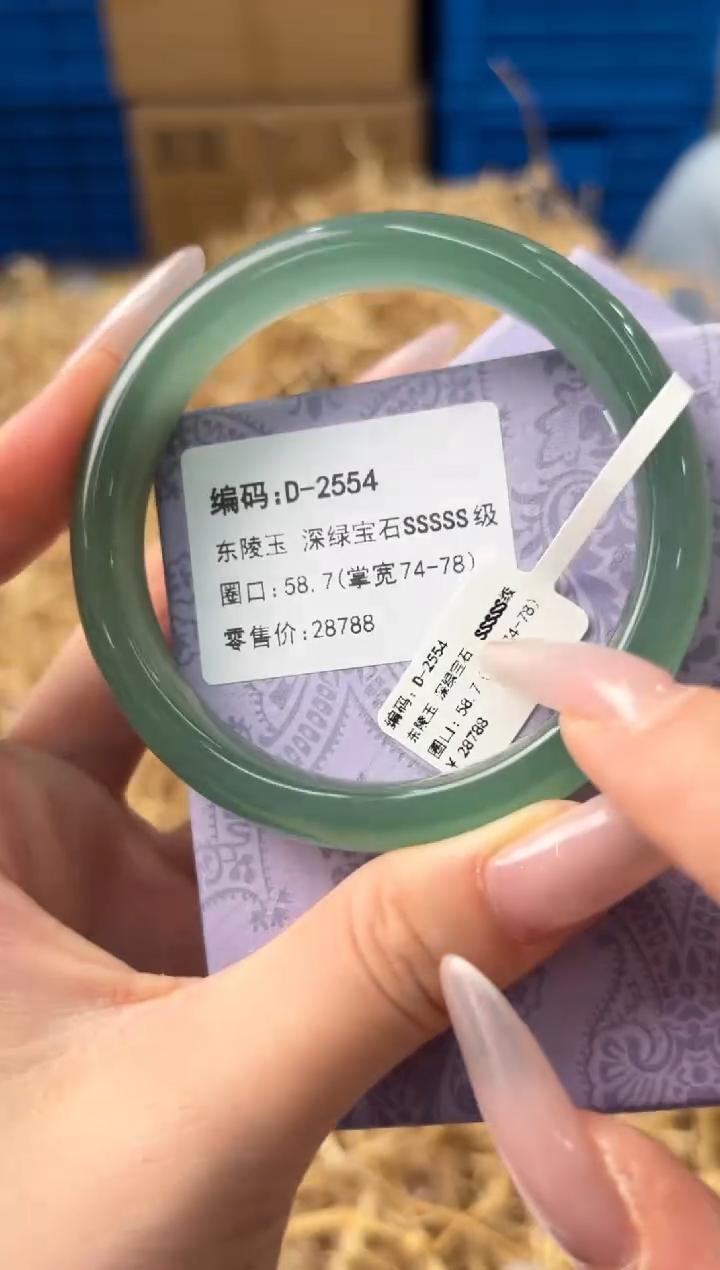 未镶嵌手镯石英质玉D-2554