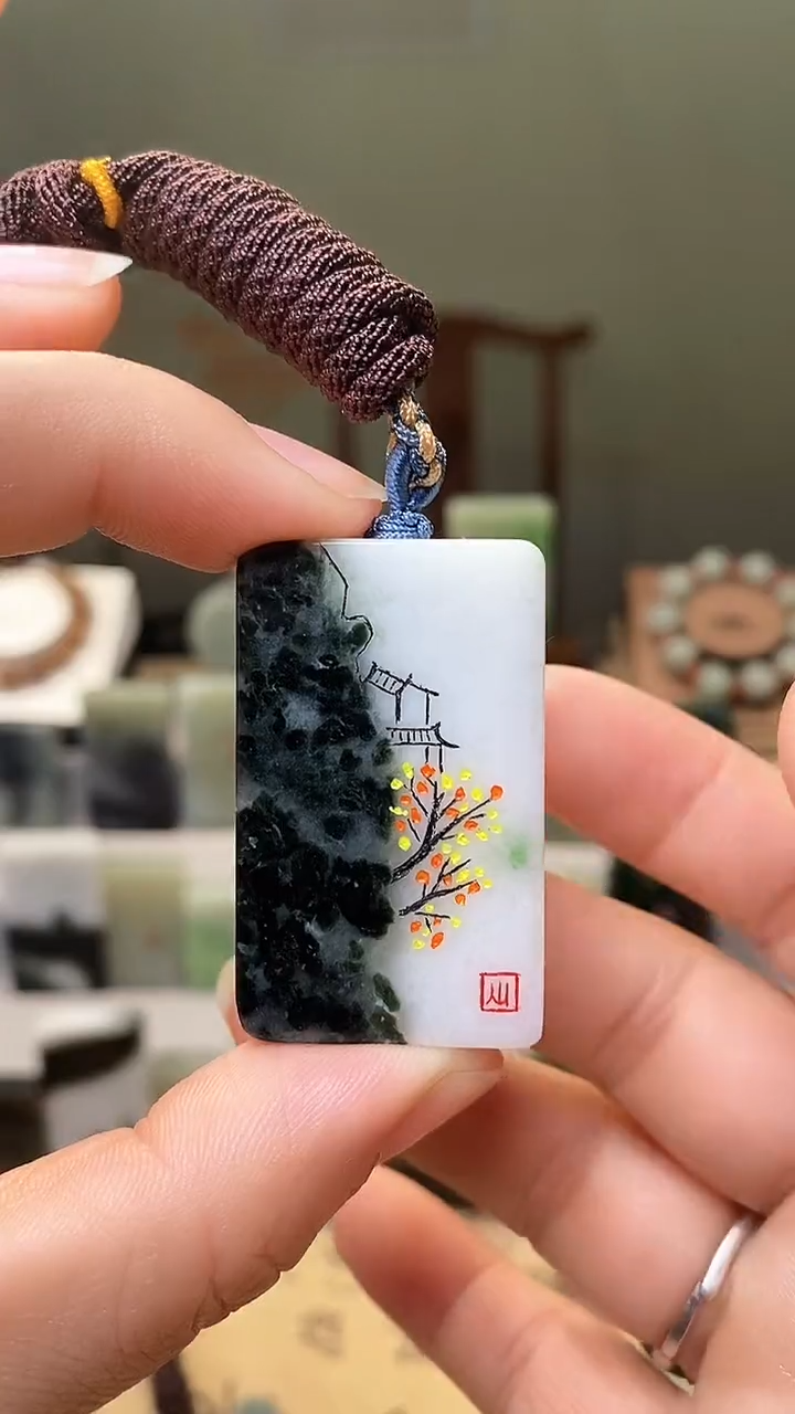 【闪购商品】独山玉颈饰未镶嵌9