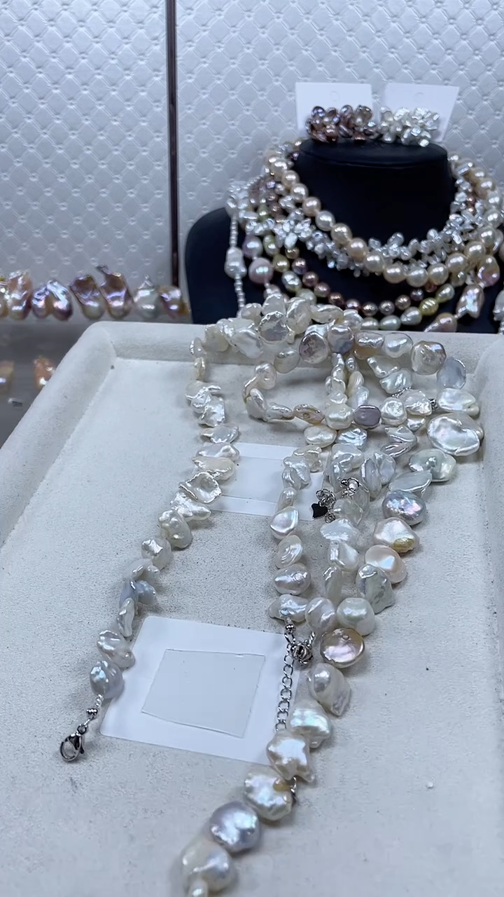 未镶嵌项链淡水珍珠【纯恬饰品】（多样性发货发一）