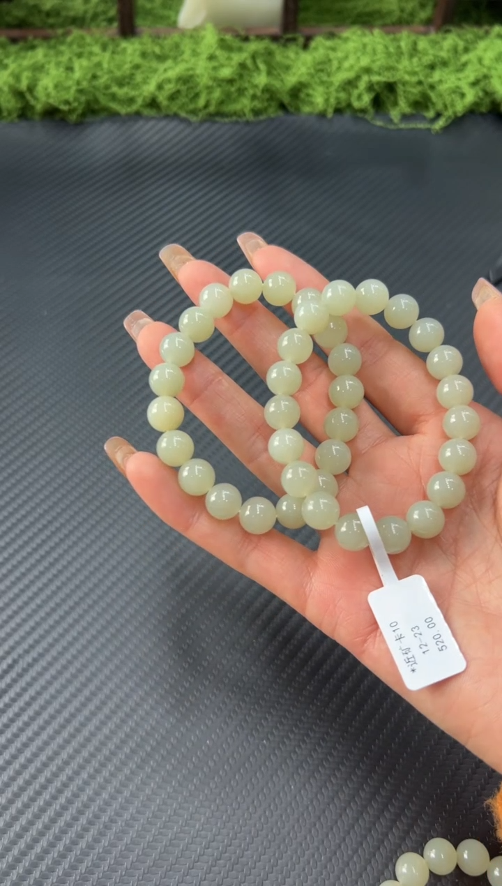 未镶嵌手串和田玉且末微色差近矿卡10多样性发货拍一发一