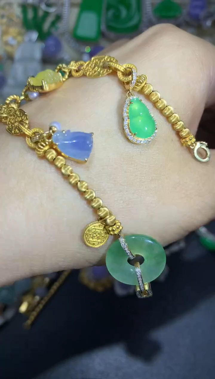 【闪购商品】翡翠手链未镶嵌410-中国好珍宝