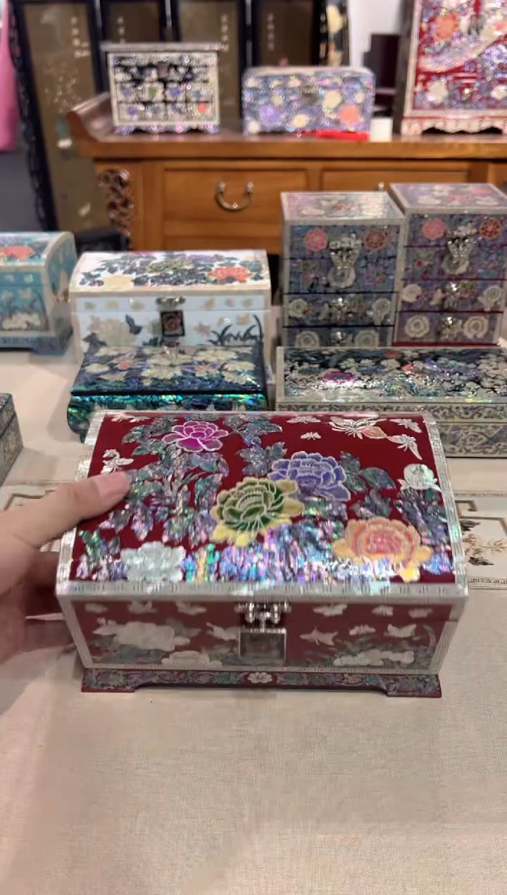 【闪购商品】按扣满贝弘贝雅螺钿漆器文化馆