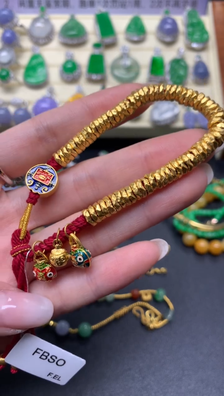 【闪购商品】定制足金手饰手绳|3800