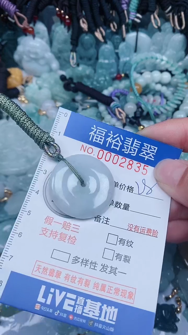 【闪购商品】翡翠颈饰未镶嵌...0002835