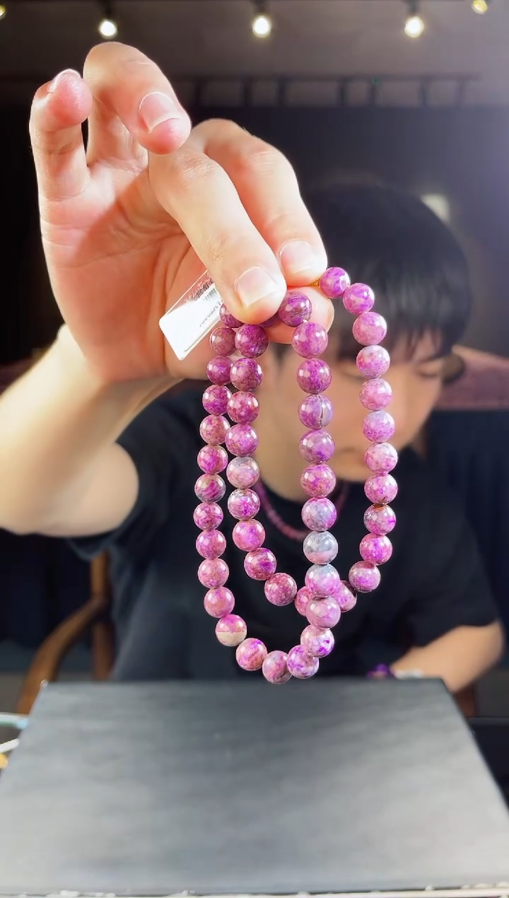 未镶嵌苏纪石（舒俱来）项链K金南非舒俱来老矿料