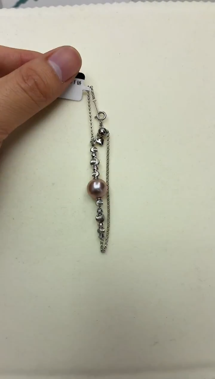 未镶嵌DA淡水珍珠手链 y1120