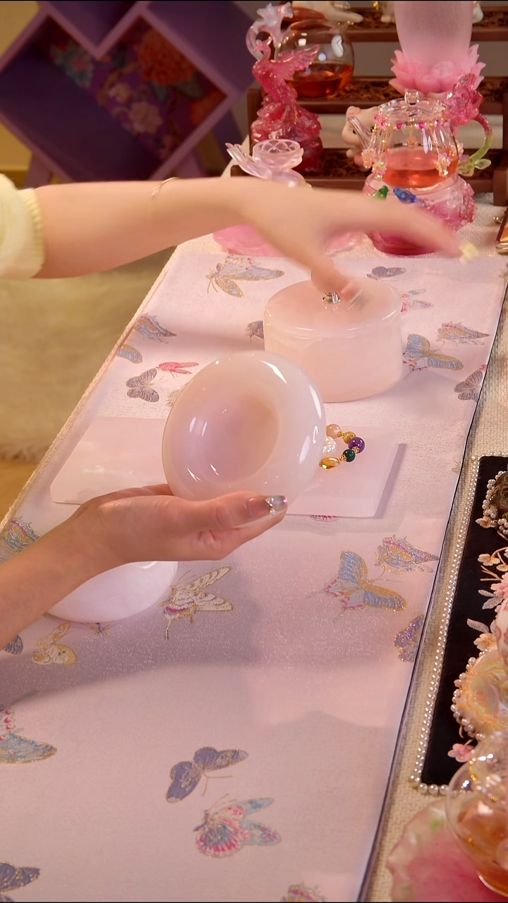 奢石  粉屿嘟嘟 圆收纳 