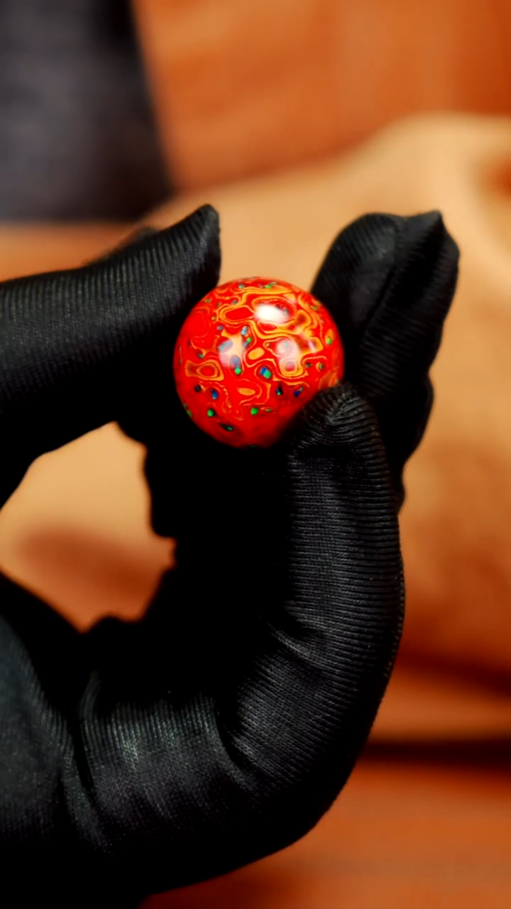 疯子大漆中国红满欧20mm