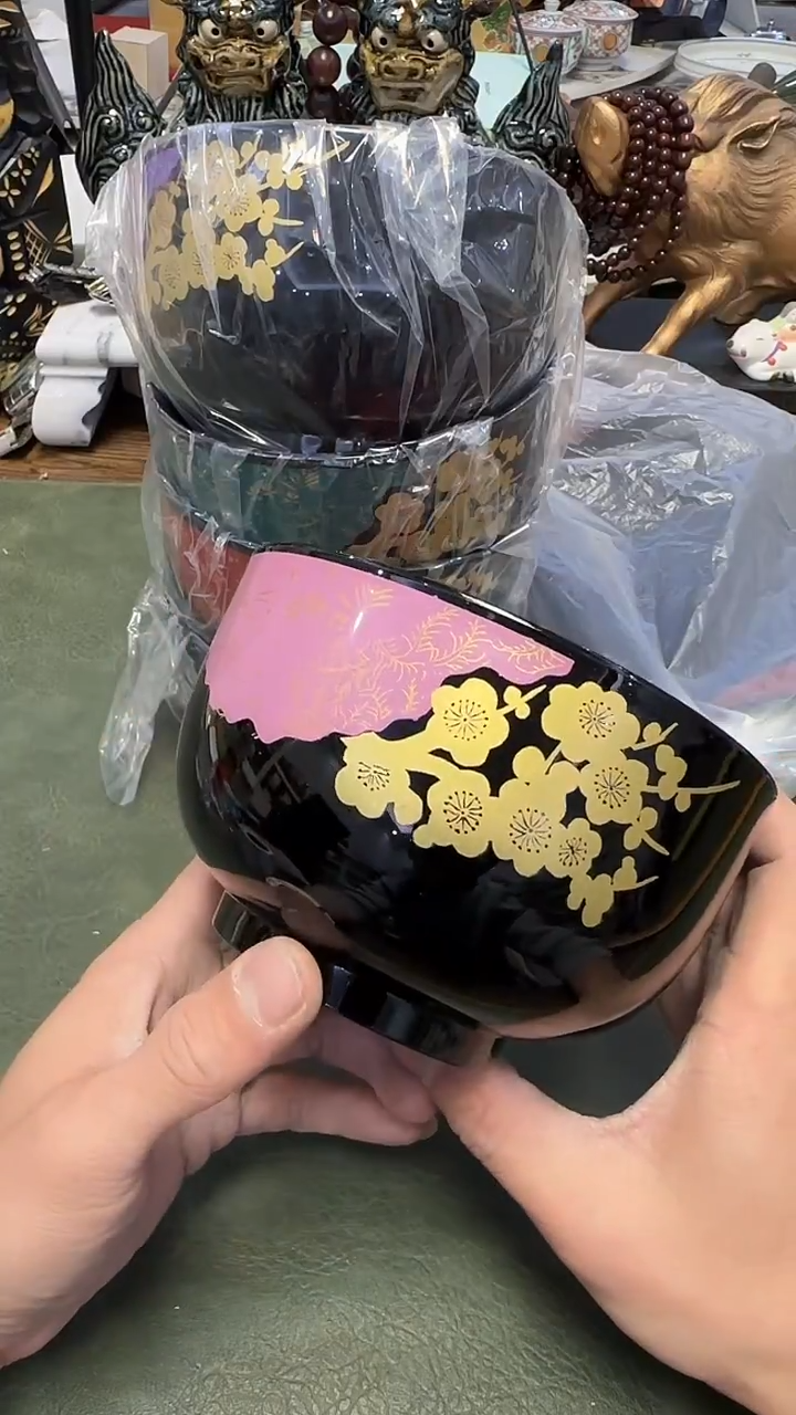 696树脂5大碗带碗托