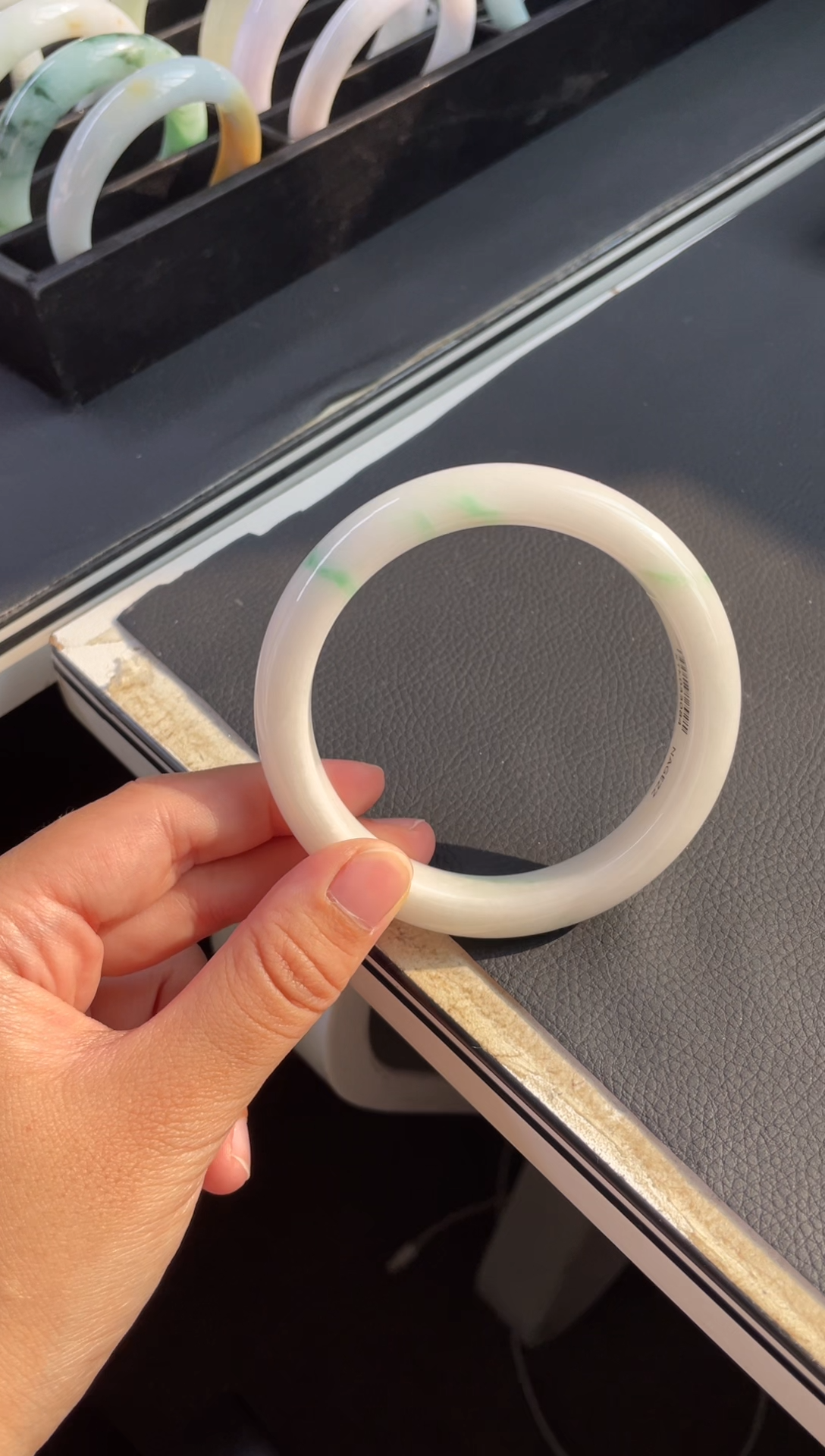 未镶嵌手镯翡翠05#天然缅甸A货翡翠手镯61-63圈口