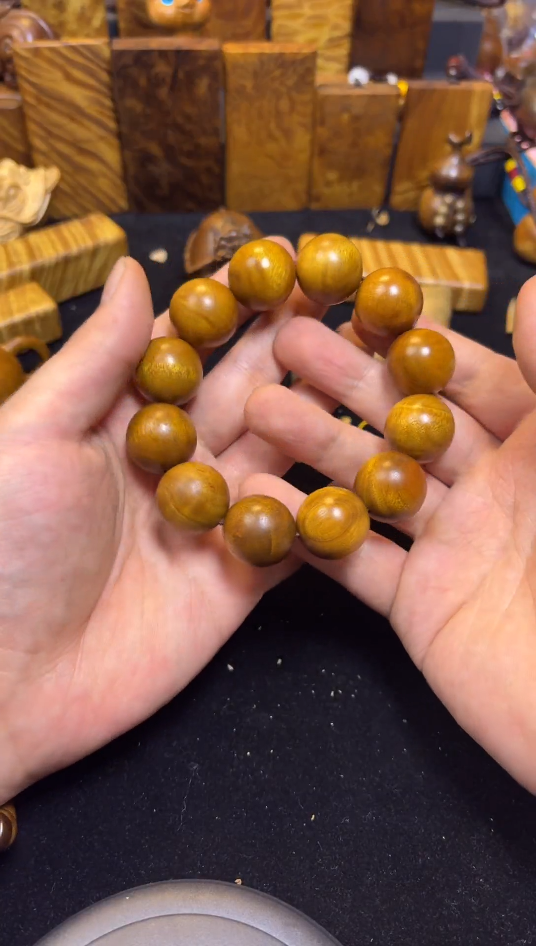 【闪购商品】楠木（金丝楠）其他2.0手串带花纹109