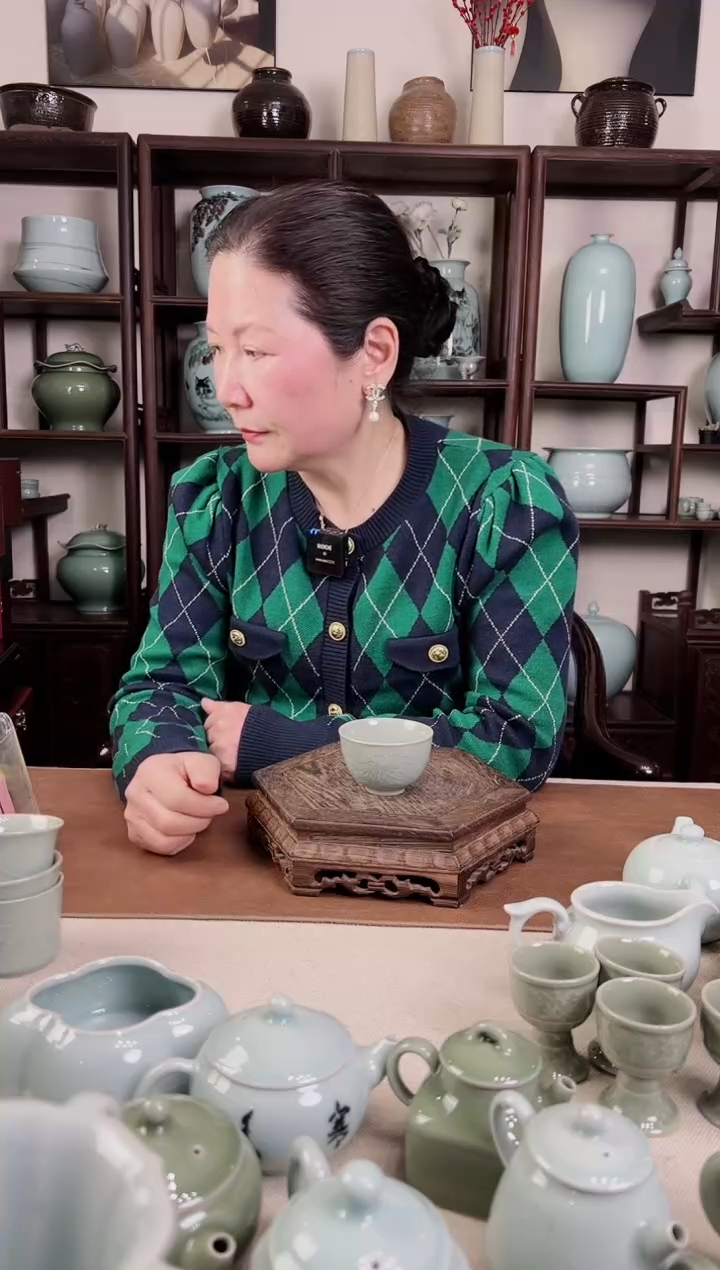 【闪购商品】杯越窑釉 杯杯（菊花）