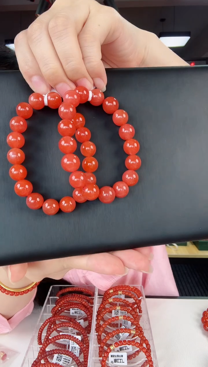 【闪购商品】南红玛瑙冰红手串11+未镶嵌（多样式发其一）