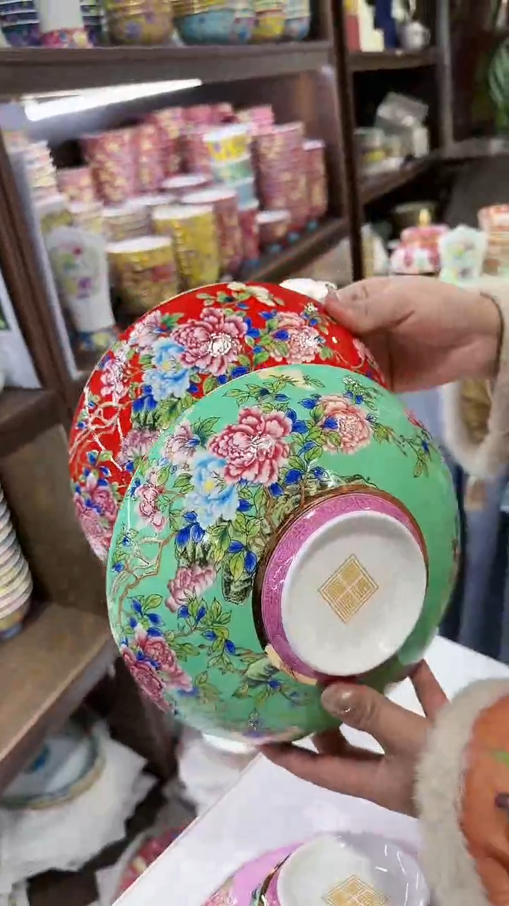 【闪购商品】瓷片8英寸元宝盘2个景德镇陶瓷