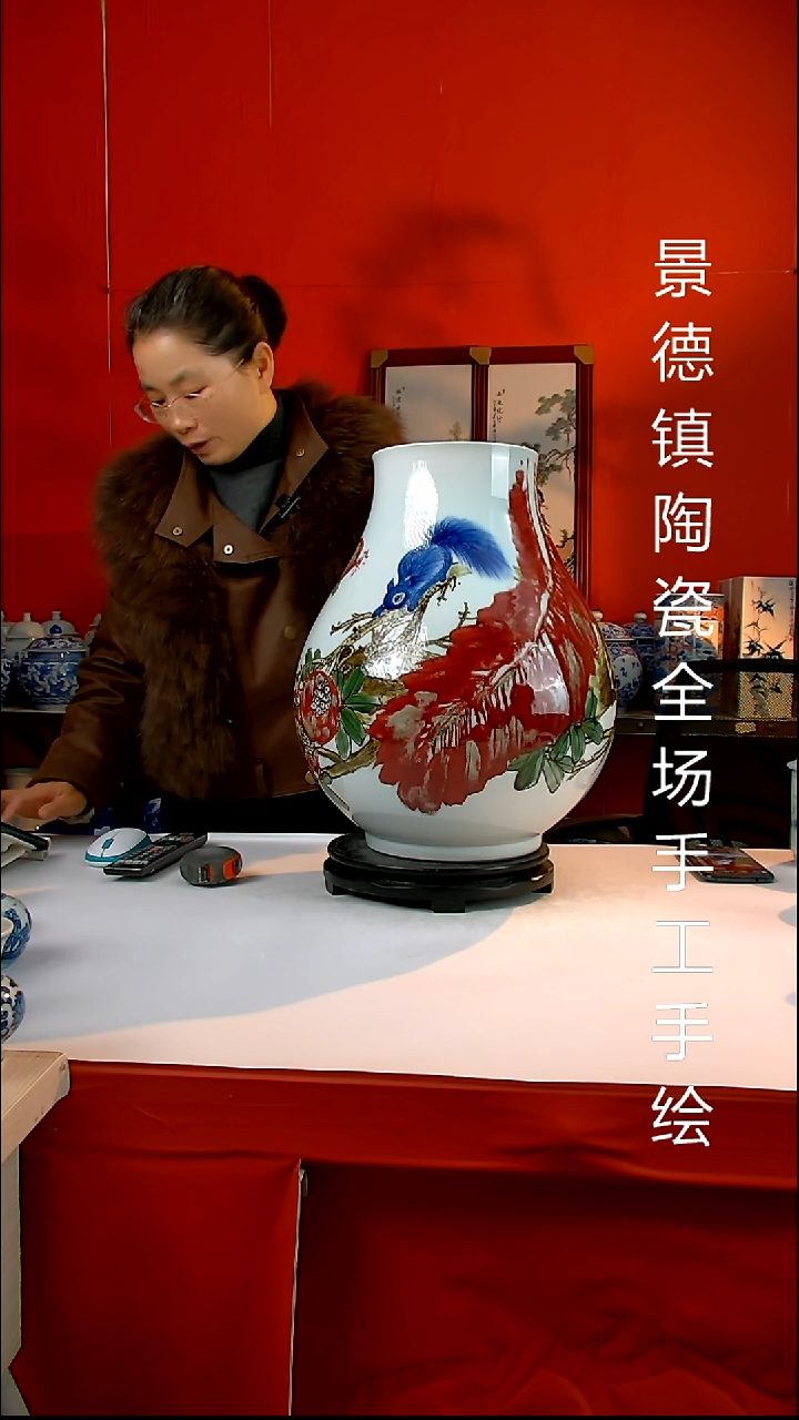 摆件陶瓷景德镇陶瓷 全场手工手绘