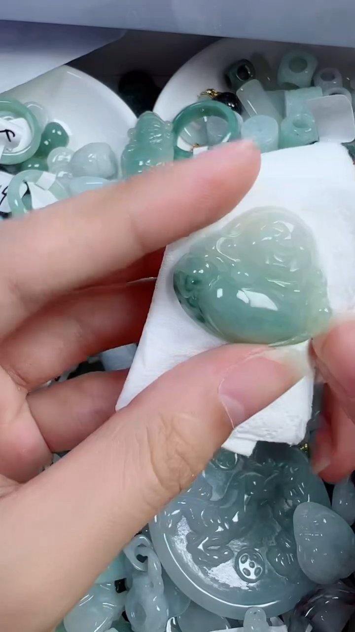 散珠翡翠298号链接，A货翡翠