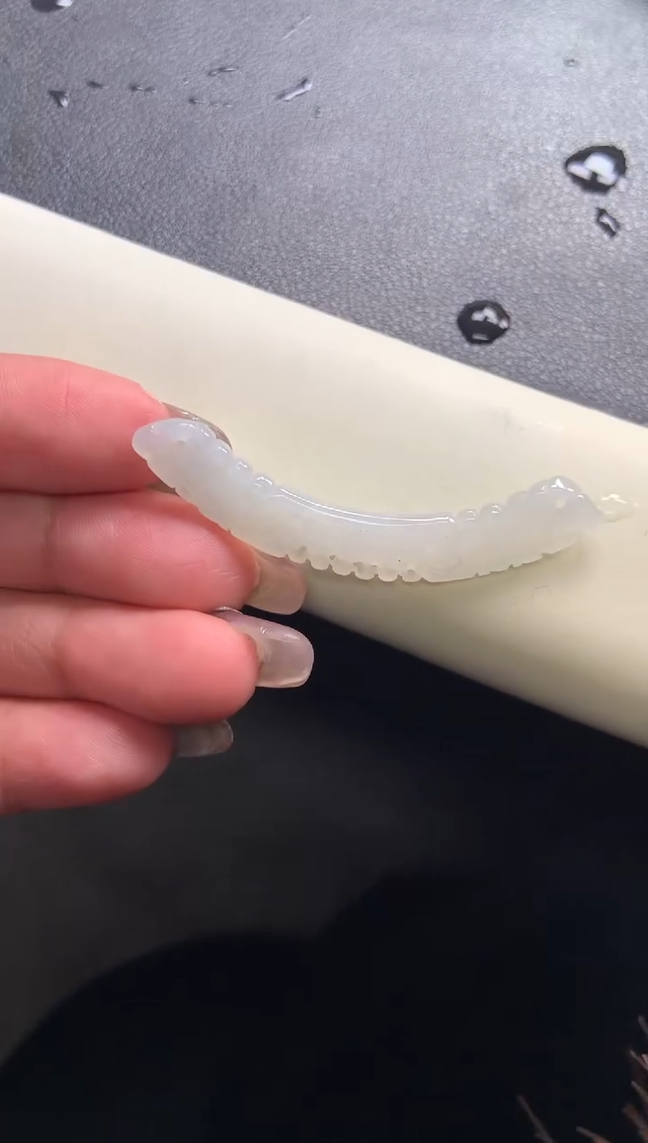 【闪购商品】翡翠颈饰未镶嵌玉璜-编绳