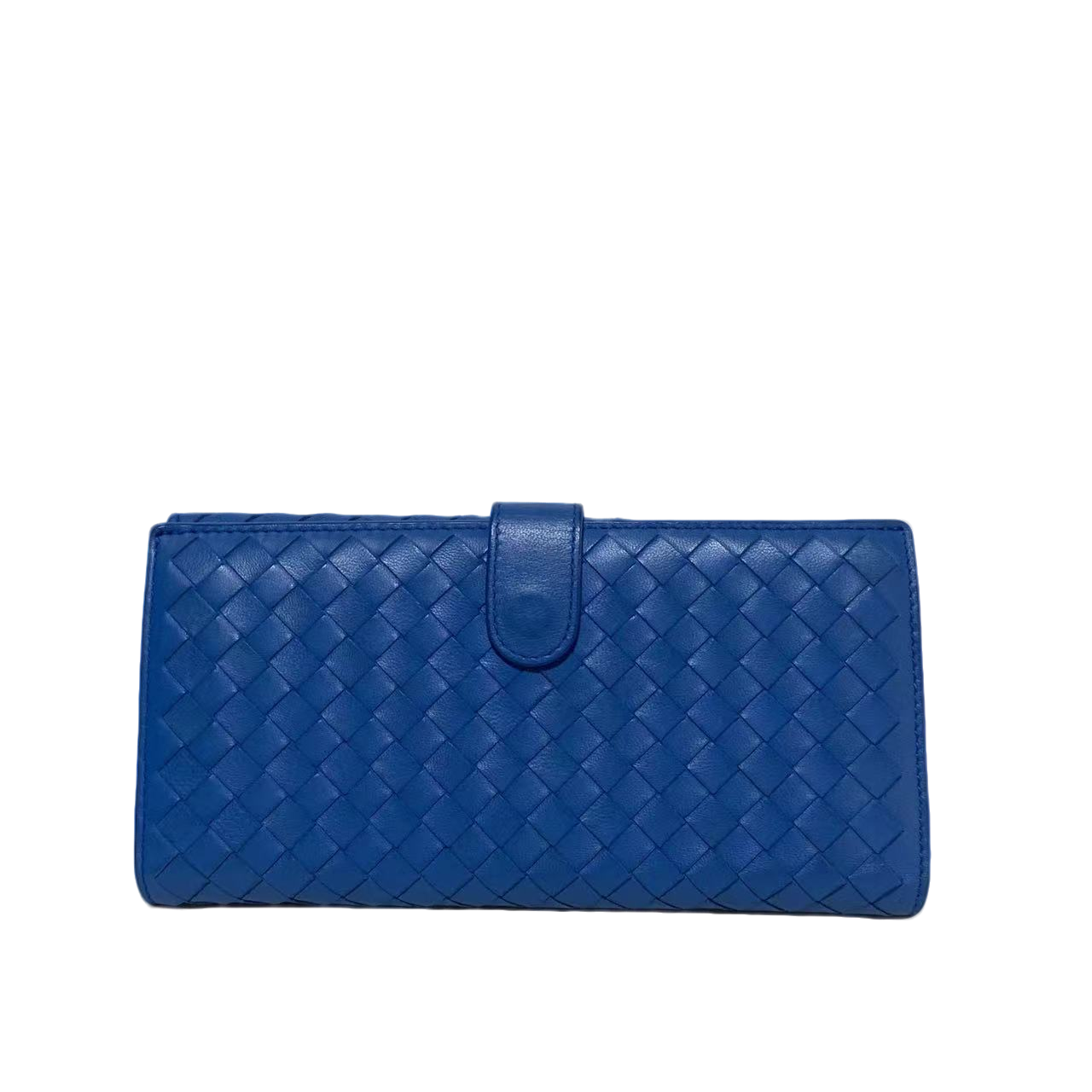 95新 BOTTEGA VENETA/葆蝶家 蓝色钱包bwz