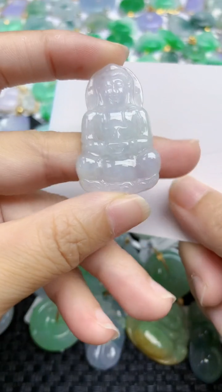 翡翠未镶嵌颈饰天然翡翠A货