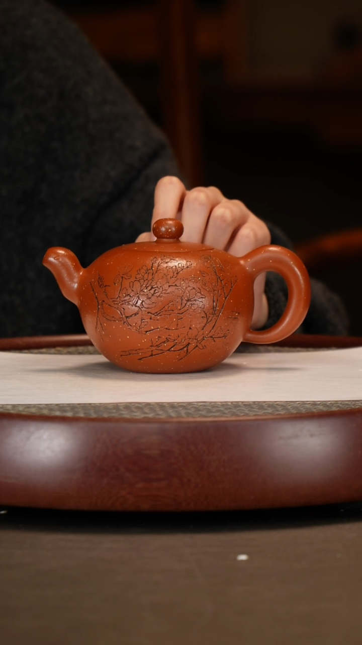 【闪购商品】紫砂茶壶赤龙幻彩一粒珠