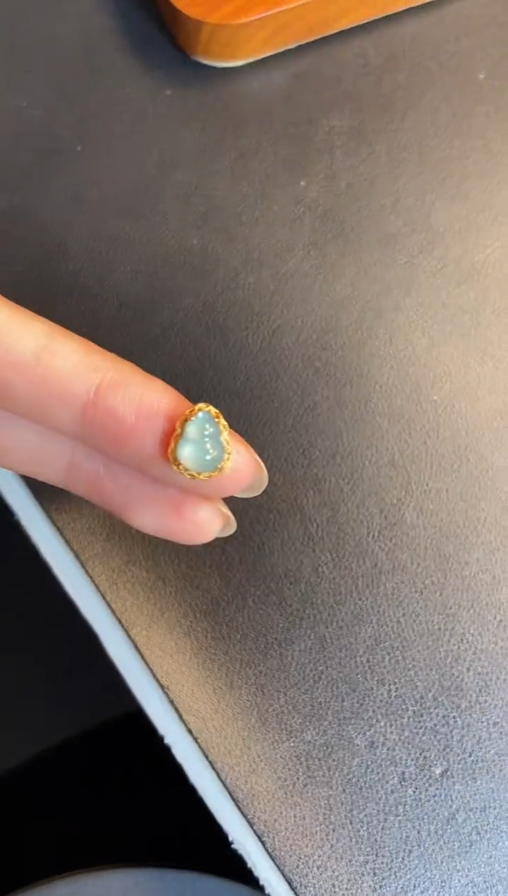 吊坠(不含链)银S925镶嵌翡翠1