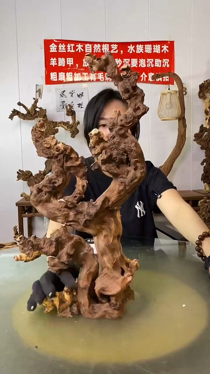 香榧木源***艺金丝红木 羊蹄甲