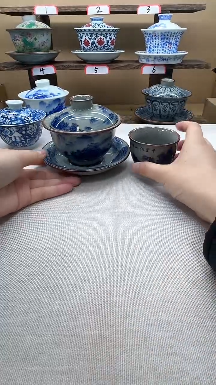 【闪购商品】景德镇制盖碗系列家用高端