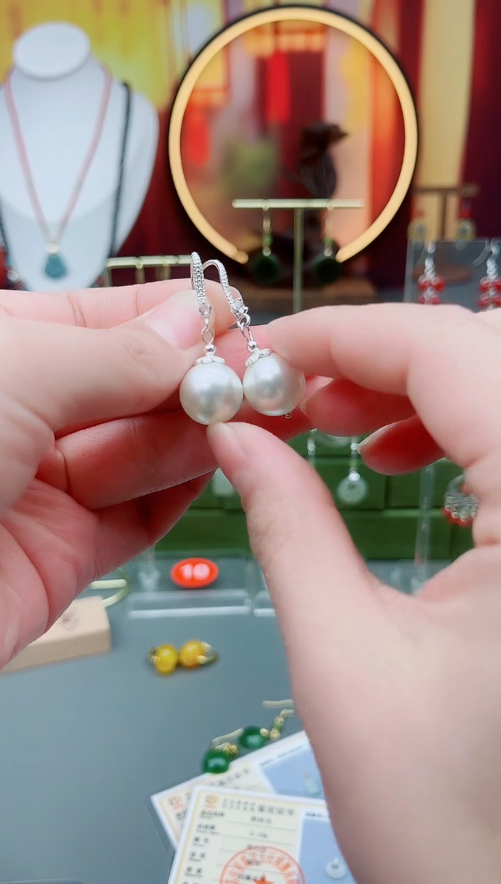 耳饰拼合珍珠（马贝珠）未镶嵌2390000