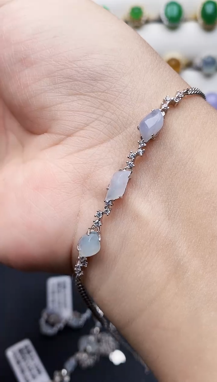 银S925镶嵌戒指翡翠0021