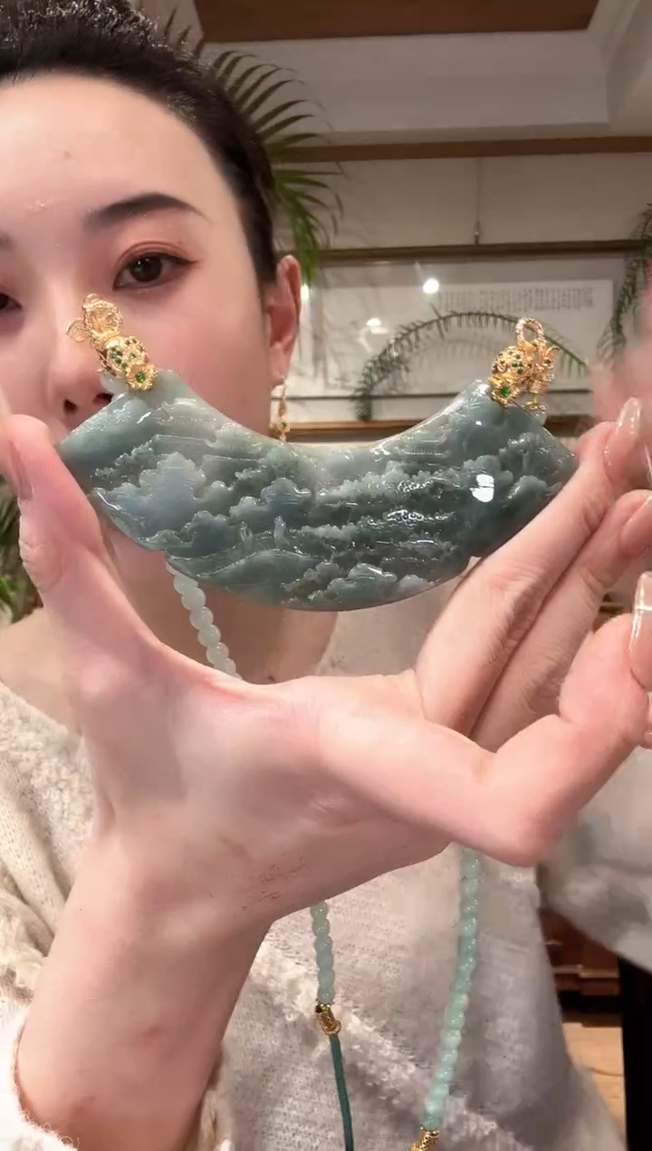 【闪购商品】翡翠颈饰未镶嵌国风