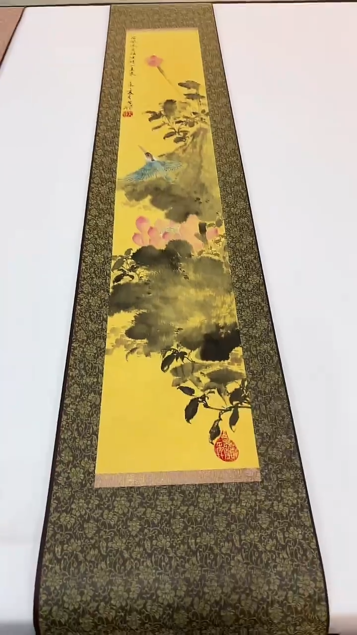 国画戈老师绘画作品 带荣宝斋宁波证书 