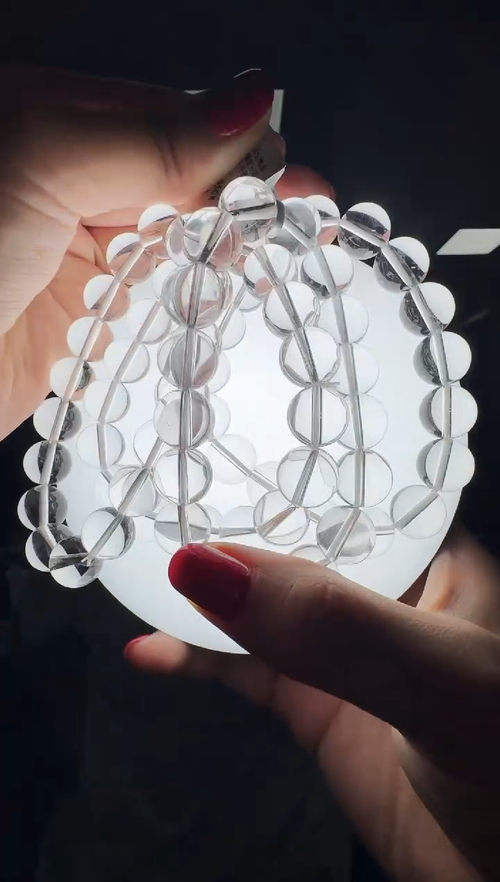 水晶手链未镶嵌6695CK 约12mm多样性发一件