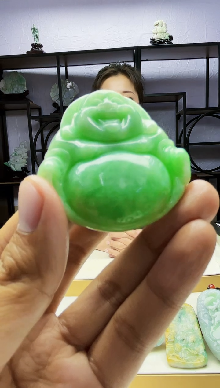 【闪购商品】定制翡翠未镶嵌毛货03050177多样性发其一