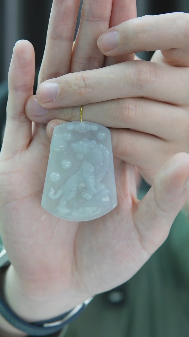 颈饰未镶嵌翡翠挂件H0001