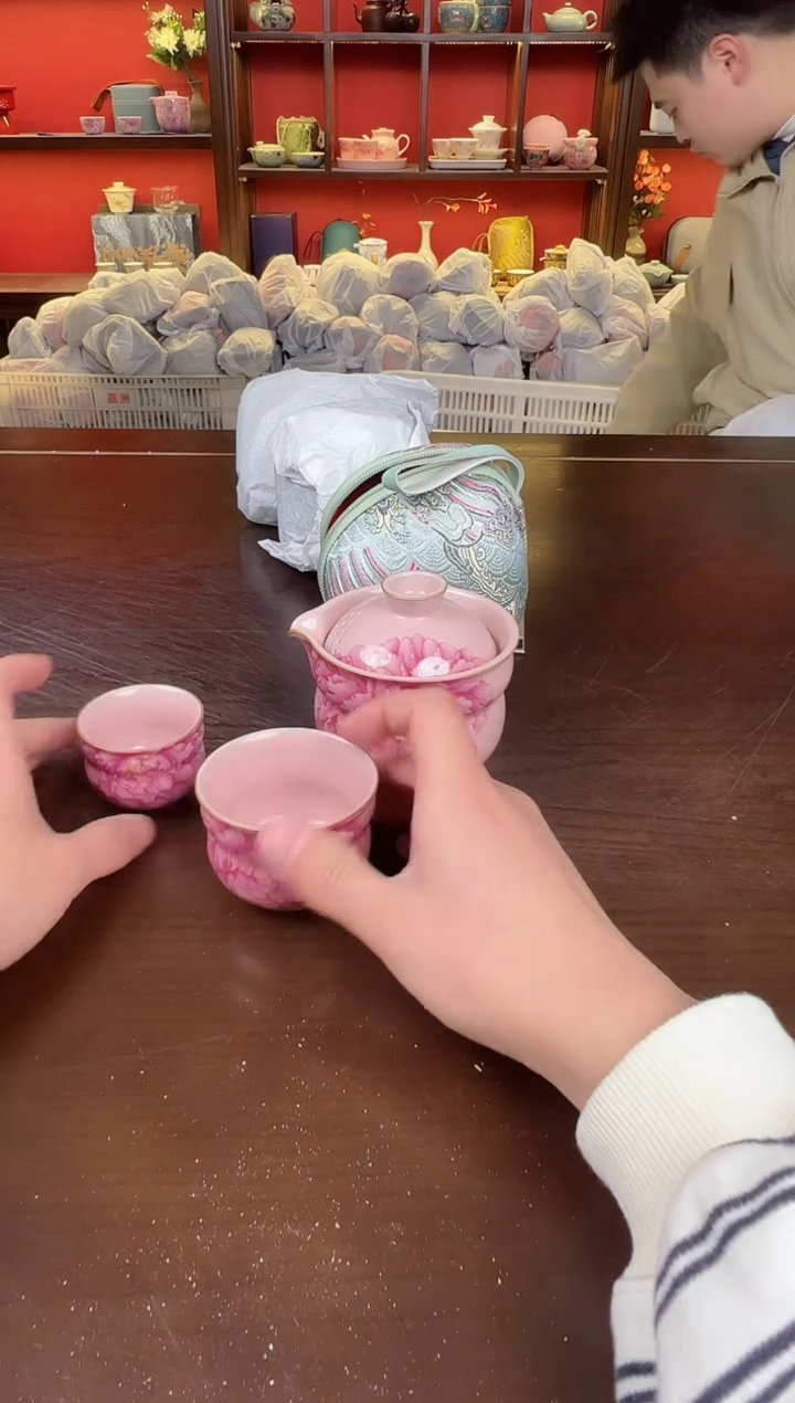 【闪购商品】粉牡丹三杯1111111111111