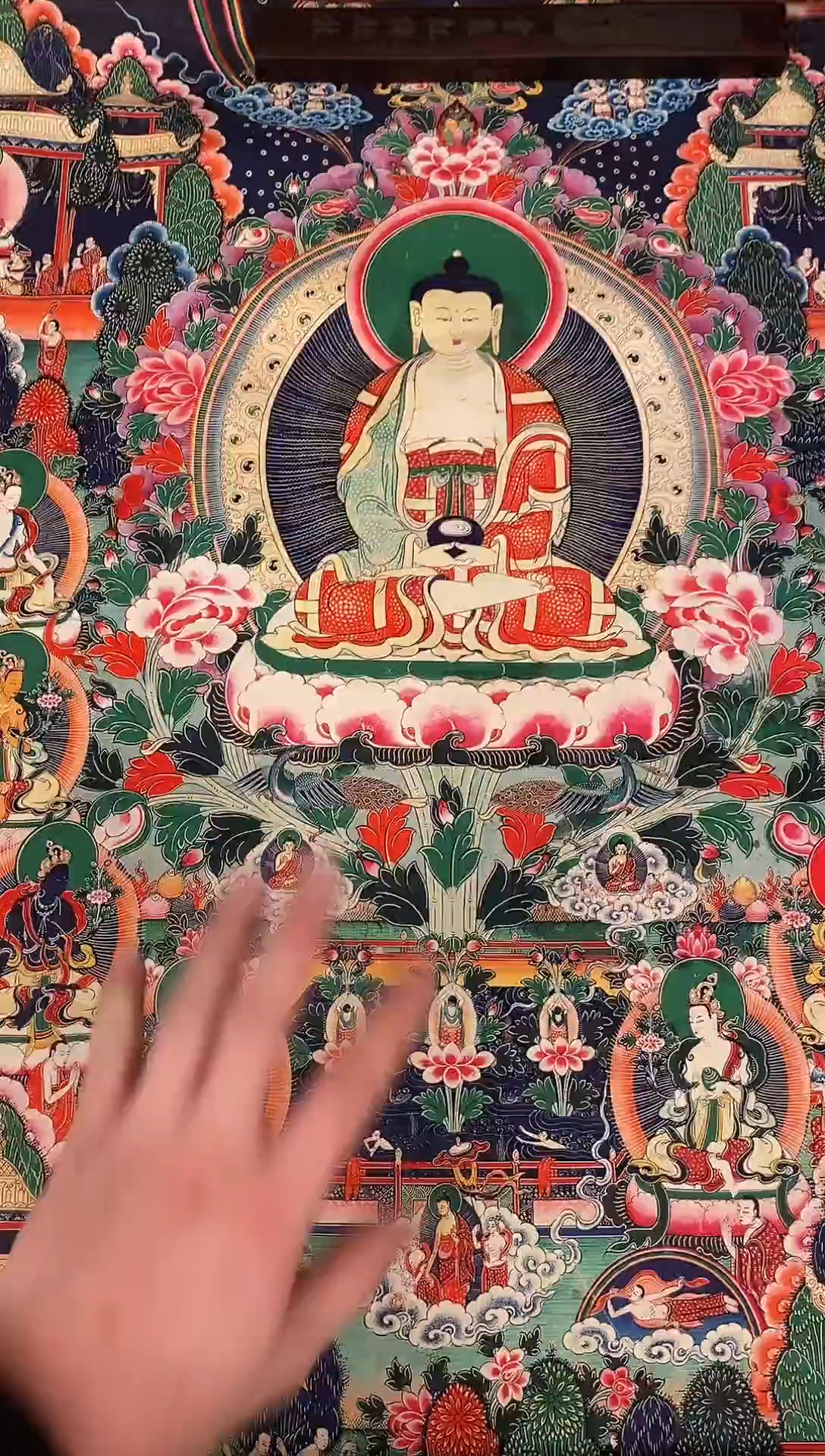 装裱画精美唐卡tk16148