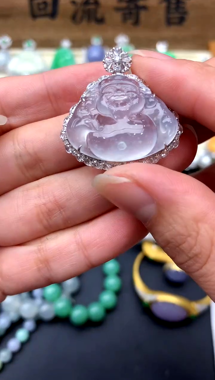 【闪购商品】翡翠颈饰18K金镶嵌539-中国好珍宝