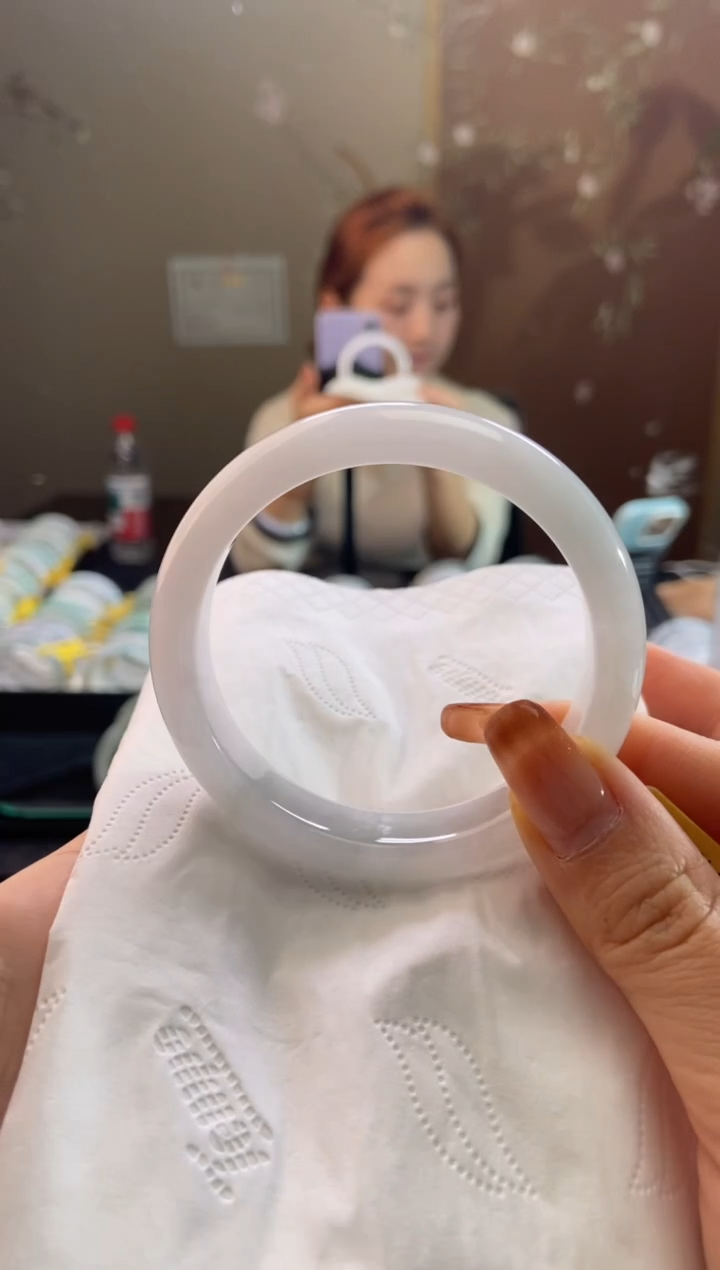 未镶嵌手镯翡翠54.8圈口t