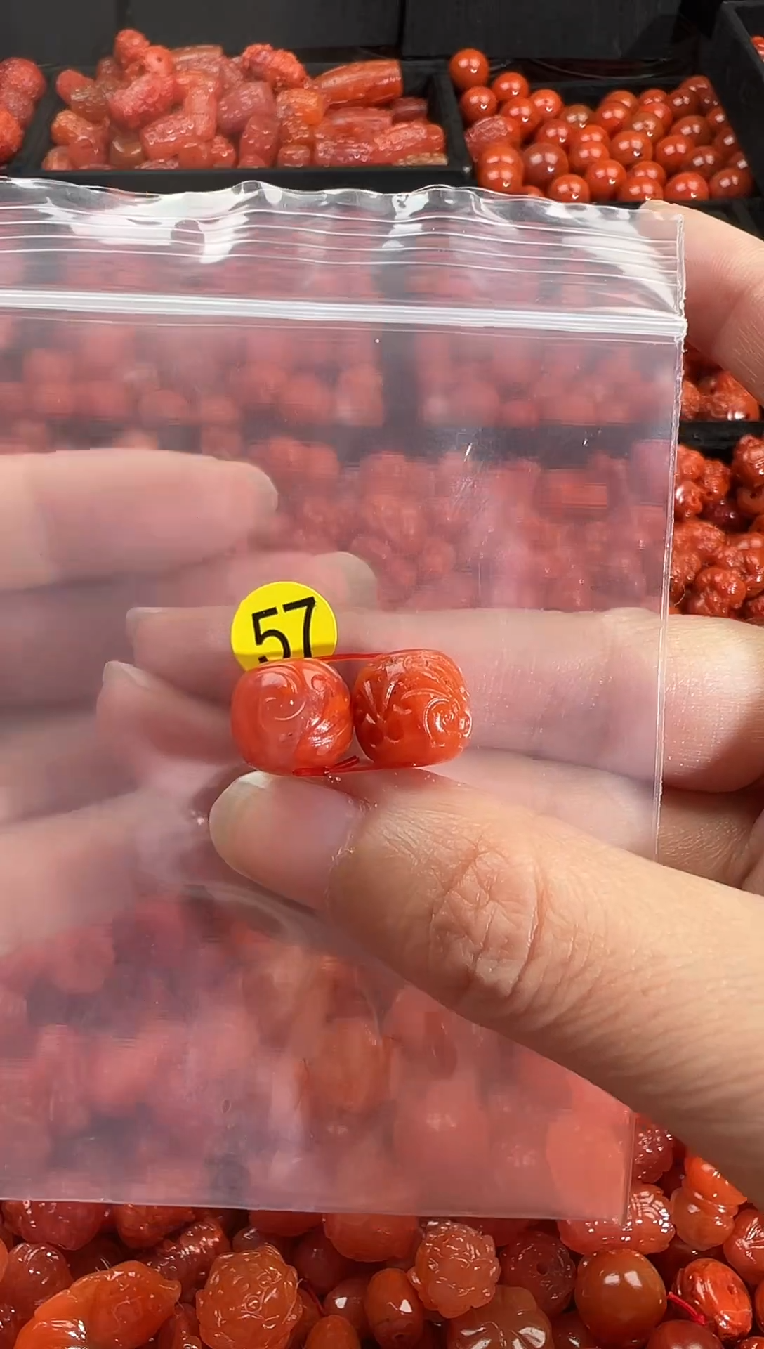 颈饰未镶嵌南红玛瑙1