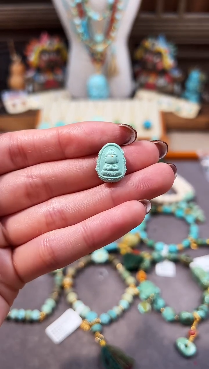 未镶嵌绿松石配饰宝宝佛