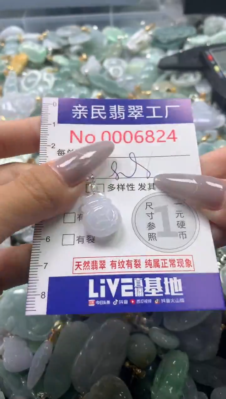 颈饰未镶嵌翡翠6824
